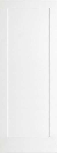 1-Panel-Flat-Panel-Shaker-Sticking-MDF-Stile-Rail-Door