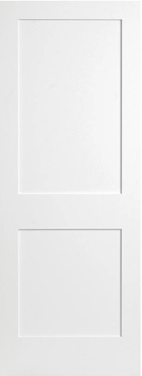 2-Panel-Flat-Panel-Shaker-Sticking-MDF-Stile-Rail-Door